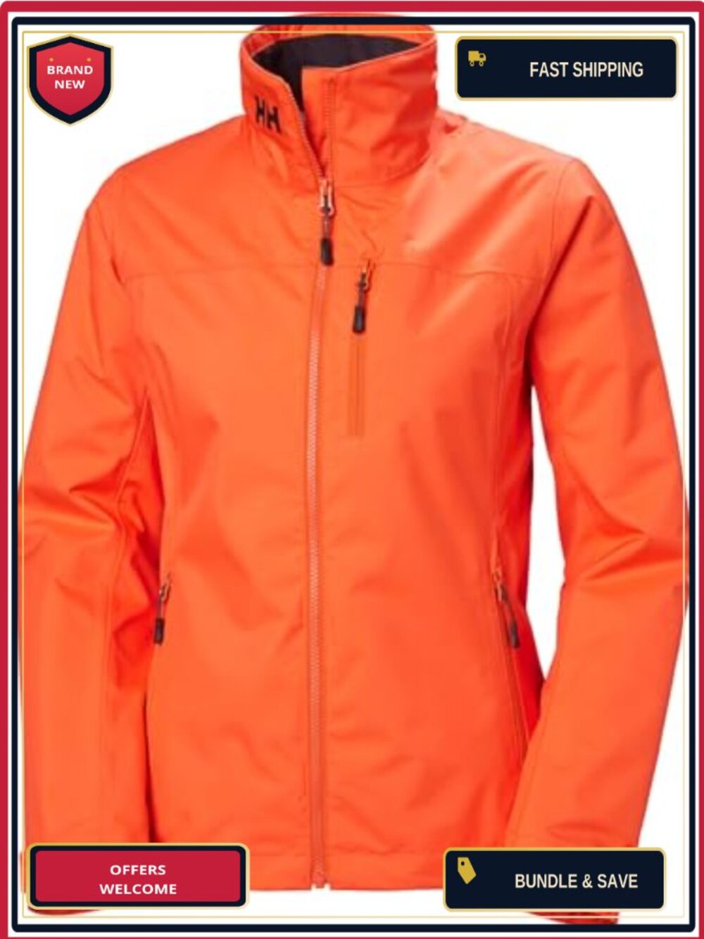 Helly Hansen Women's Waterproof Sailing Jacket with Polartec Fleece